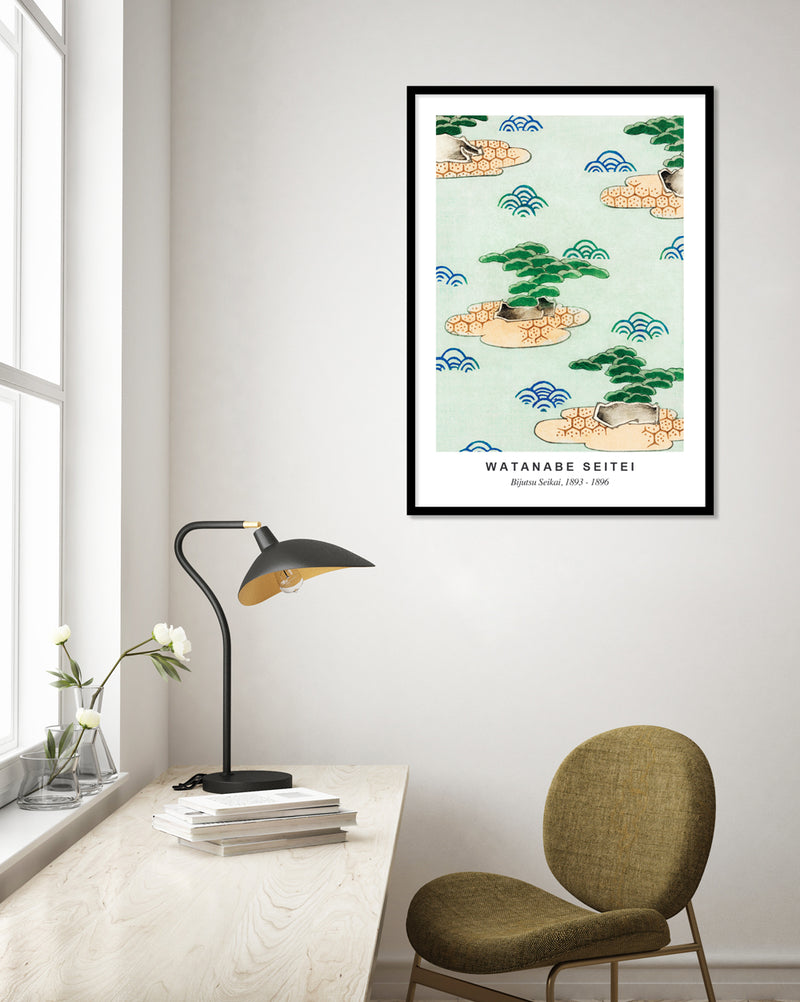 Japanese Landscape Watanabe Seitei - Vintage Japanese Art at The Good Poster Company