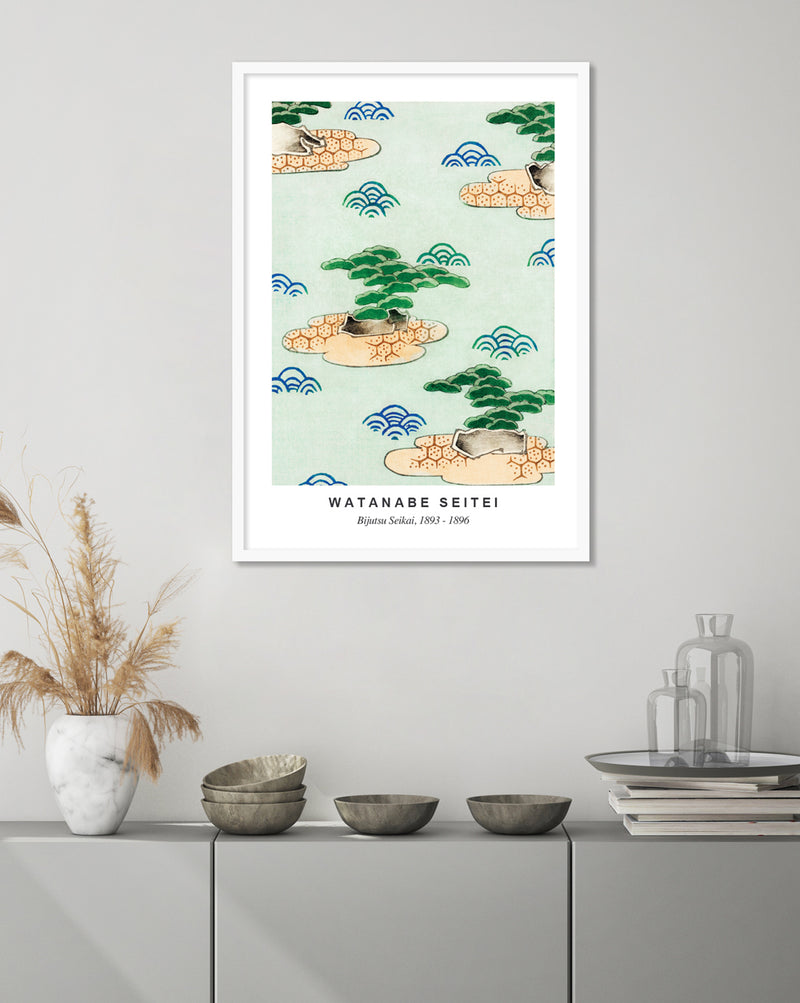 Japanese Landscape Watanabe Seitei - Vintage Japanese Art at The Good Poster Company