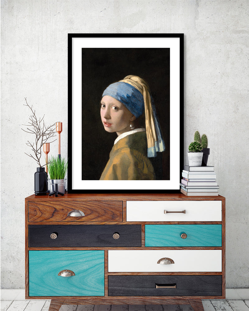 Girl with the Pearl Earring Art Print - Famous Pieces of Artwork - The Good Poster Company