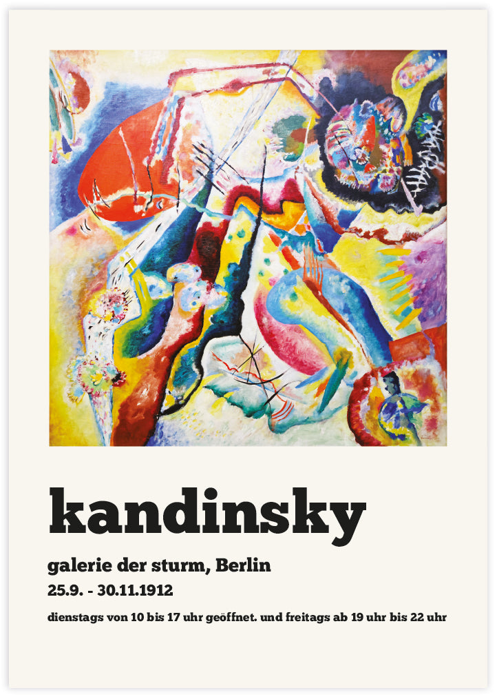 Exhibition Poster by Wassily Kandinsky - Vintage Artwork - The Good Poster Company