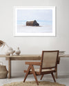 Barn in Snowy Landscape Contemporary Photography Print | The Good Poster Company