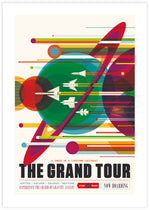 The Grand Tour Space Travel Poster - The Good Poster Company