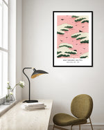 Pink Sky Shin Bijutsukai Exhibition Poster - Vintage Japanese Art Prints by The Good Poster Company