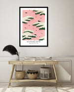 Pink Sky Shin Bijutsukai Exhibition Poster - Vintage Japanese Art Prints by The Good Poster Company