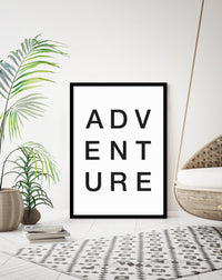 Adventure - The Good Poster Co. - Paper Size : 29.7 x 42.0 cm A3