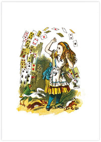 Alice and the Deck of Cards - The Good Poster Co. - Paper Size : 21.0 x 29.7 cm A4