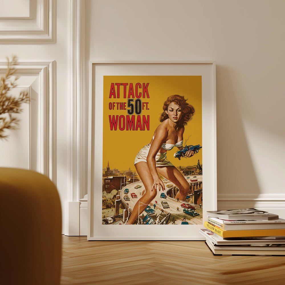 Attack of the 50 Foot Woman - The Good Poster Co. - Paper Size : 50.0 x 70.0 cm