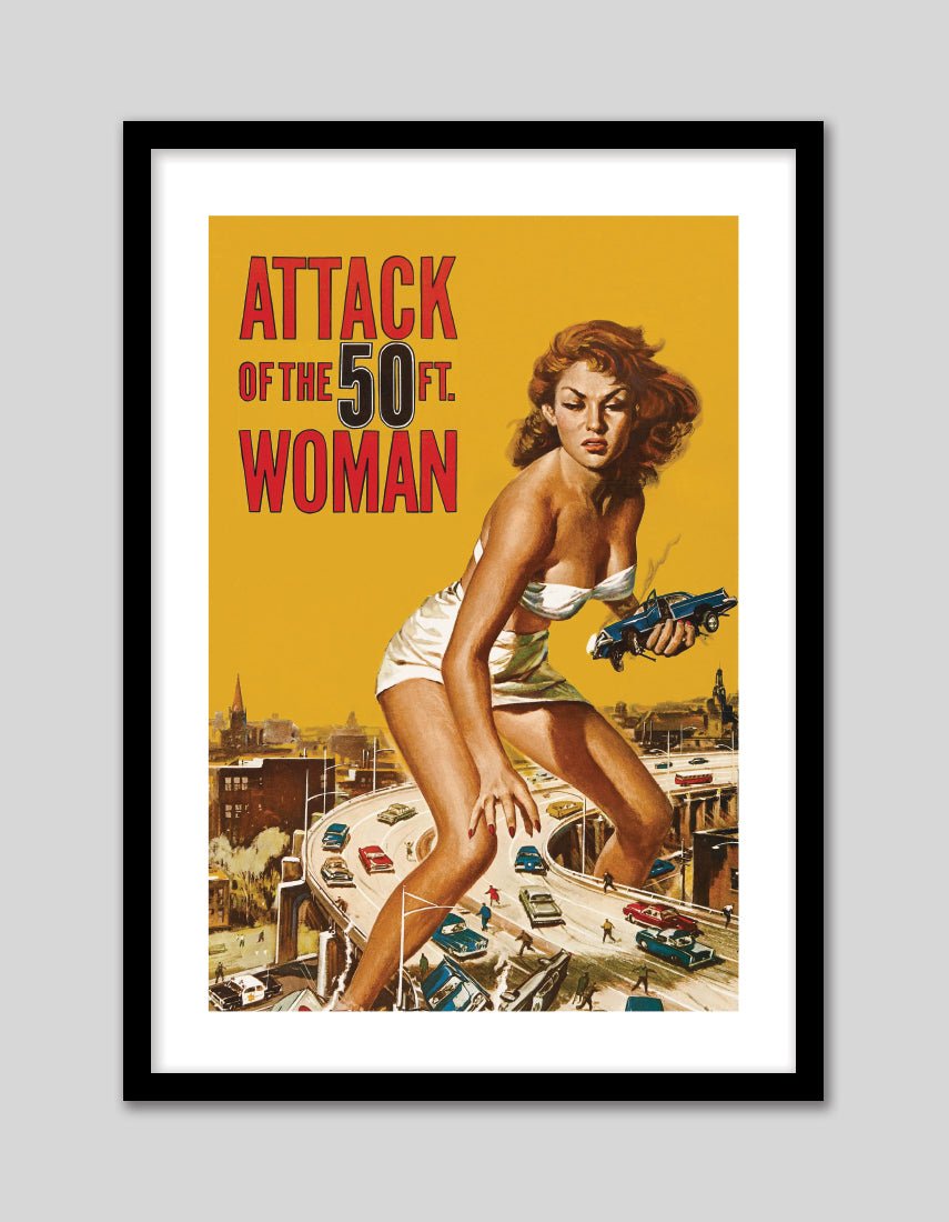 Attack of the 50 Foot Woman - The Good Poster Co. - Paper Size : 50.0 x 70.0 cm