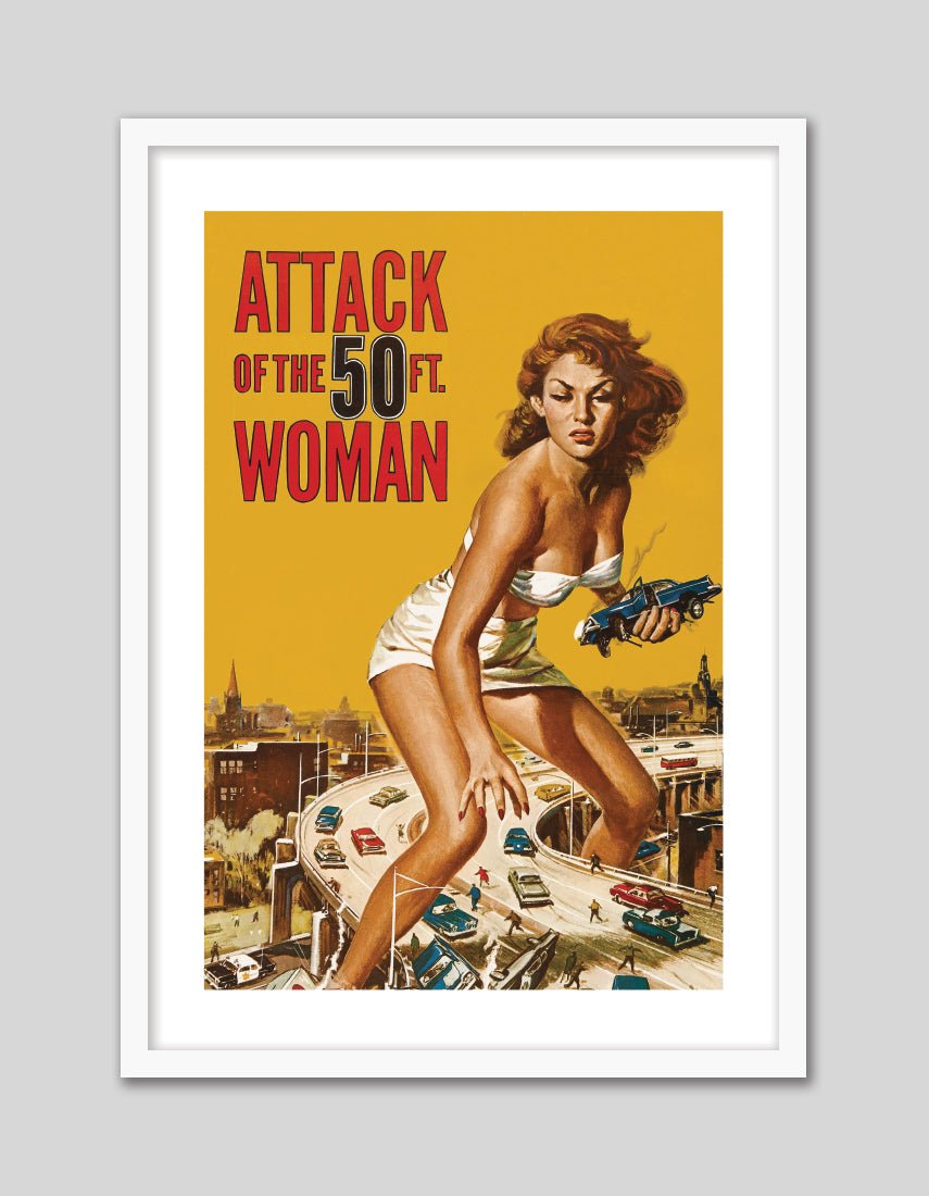 Attack of the 50 Foot Woman - The Good Poster Co. - Paper Size : 50.0 x 70.0 cm