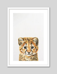Baby Cheetah - The Good Poster Co. - Paper Size : 21.0 x 29.7 cm A4