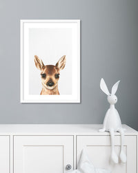 Baby Deer - The Good Poster Co. - Paper Size : 21.0 x 29.7 cm A4