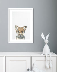 Baby Wolf - The Good Poster Co. - Paper Size : 21.0 x 29.7 cm A4