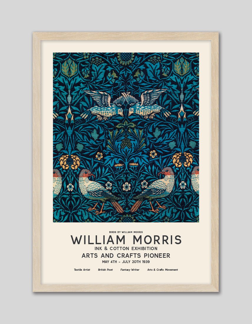 Birds Exhibition Poster - The Good Poster Co. - Paper Size : 29.7 x 42.0 cm A3