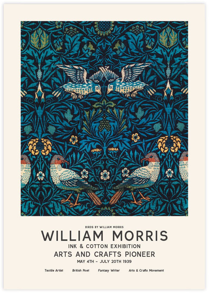 Birds Exhibition Poster - The Good Poster Co. - Paper Size : 29.7 x 42.0 cm A3
