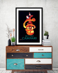 Bitter Campari - The Good Poster Co. - Paper Size : 42.0 x 59.4 cm A2