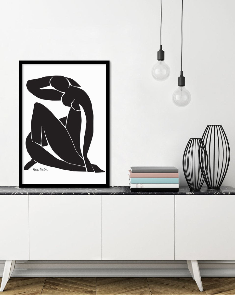 Black Nude II - The Good Poster Co. - Paper Size : 29.7 x 42.0 cm A3