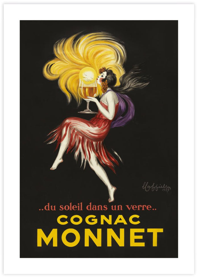 Cognac Monnet - The Good Poster Co. - Paper Size : 42.0 x 59.4 cm A2