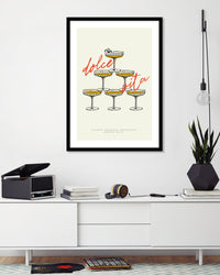 Dolce Vita - The Good Poster Co. - Paper Size : 29.7 x 42.0 cm A3