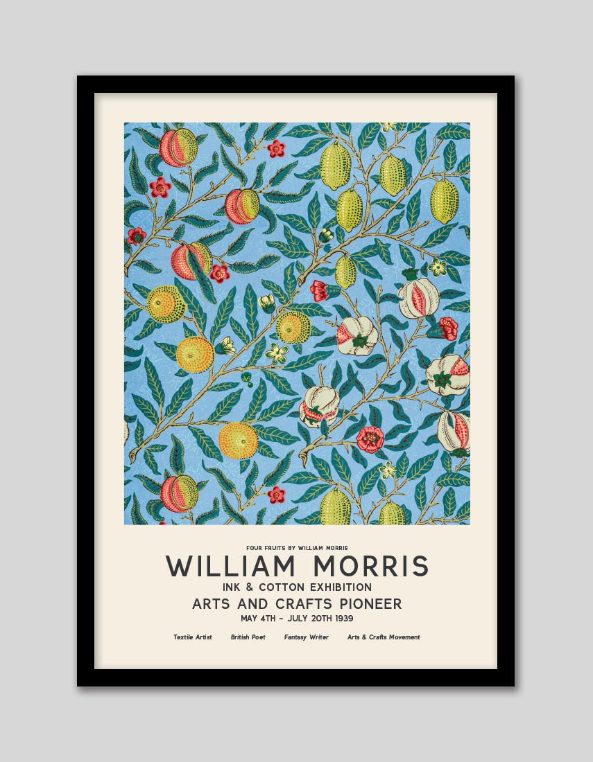 Four Fruits Exhibition Poster - The Good Poster Co. - Paper Size : 29.7 x 42.0 cm A3