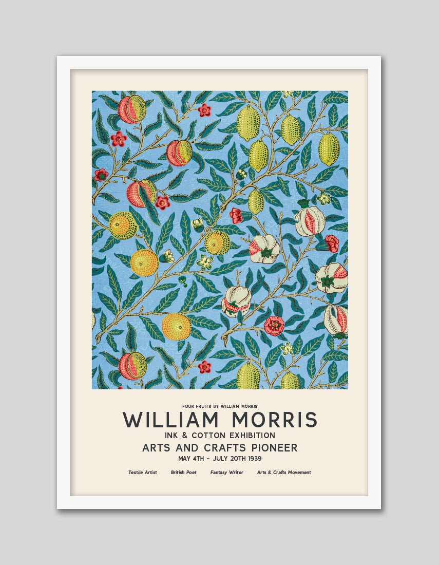 Four Fruits Exhibition Poster - The Good Poster Co. - Paper Size : 29.7 x 42.0 cm A3