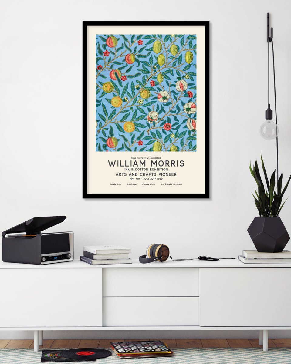 Four Fruits Exhibition Poster - The Good Poster Co. - Paper Size : 29.7 x 42.0 cm A3