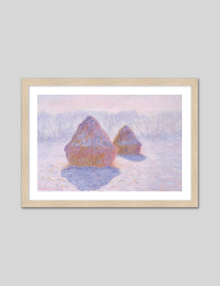 Haystacks - The Good Poster Co. - Paper Size : 42.0 x 29.7 cm A3