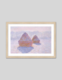Haystacks - The Good Poster Co. - Paper Size : 42.0 x 29.7 cm A3