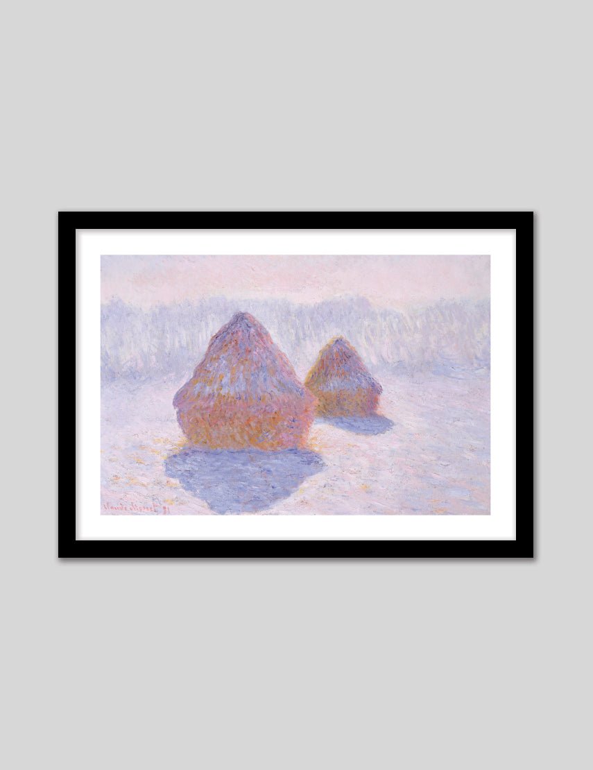 Haystacks - The Good Poster Co. - Paper Size : 42.0 x 29.7 cm A3