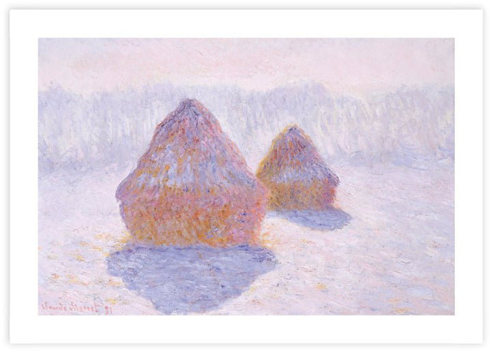 Haystacks - The Good Poster Co. - Paper Size : 42.0 x 29.7 cm A3