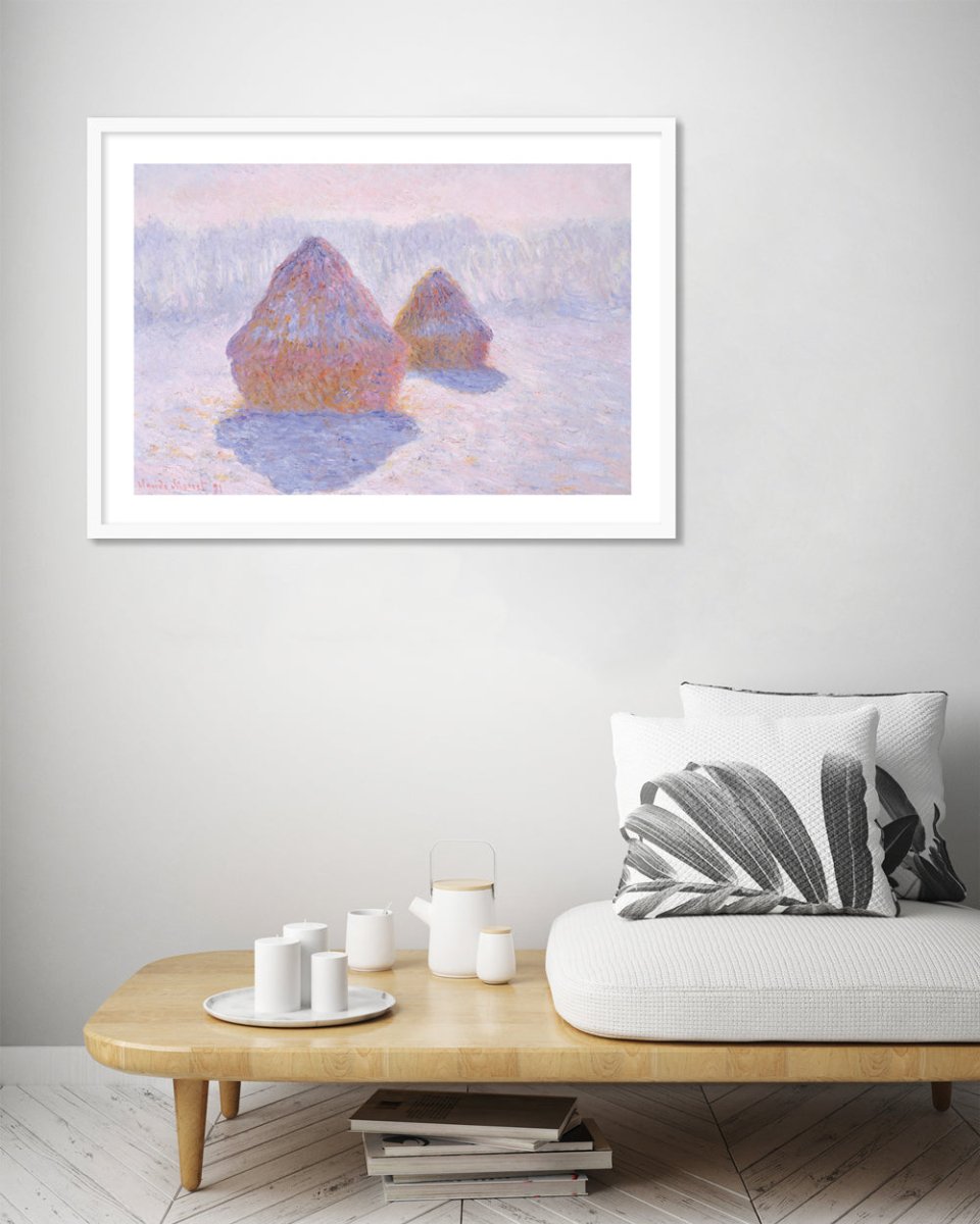 Haystacks - The Good Poster Co. - Paper Size : 42.0 x 29.7 cm A3
