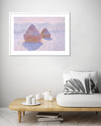 Haystacks - The Good Poster Co. - Paper Size : 42.0 x 29.7 cm A3