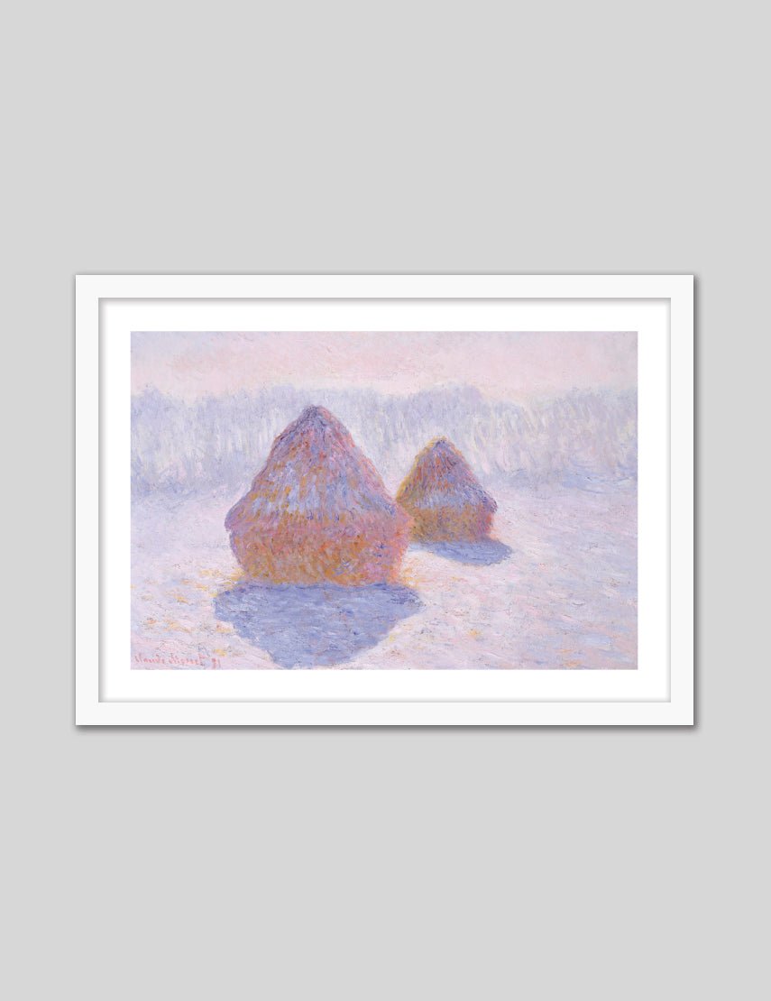 Haystacks - The Good Poster Co. - Paper Size : 42.0 x 29.7 cm A3