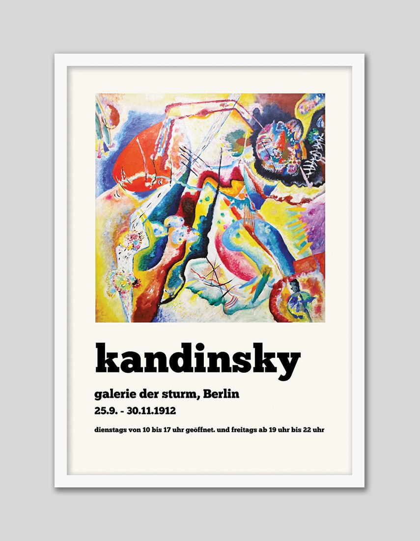 Kandinsky Exhibition 1912 - The Good Poster Co. - Paper Size : 29.7 x 42.0 cm A3