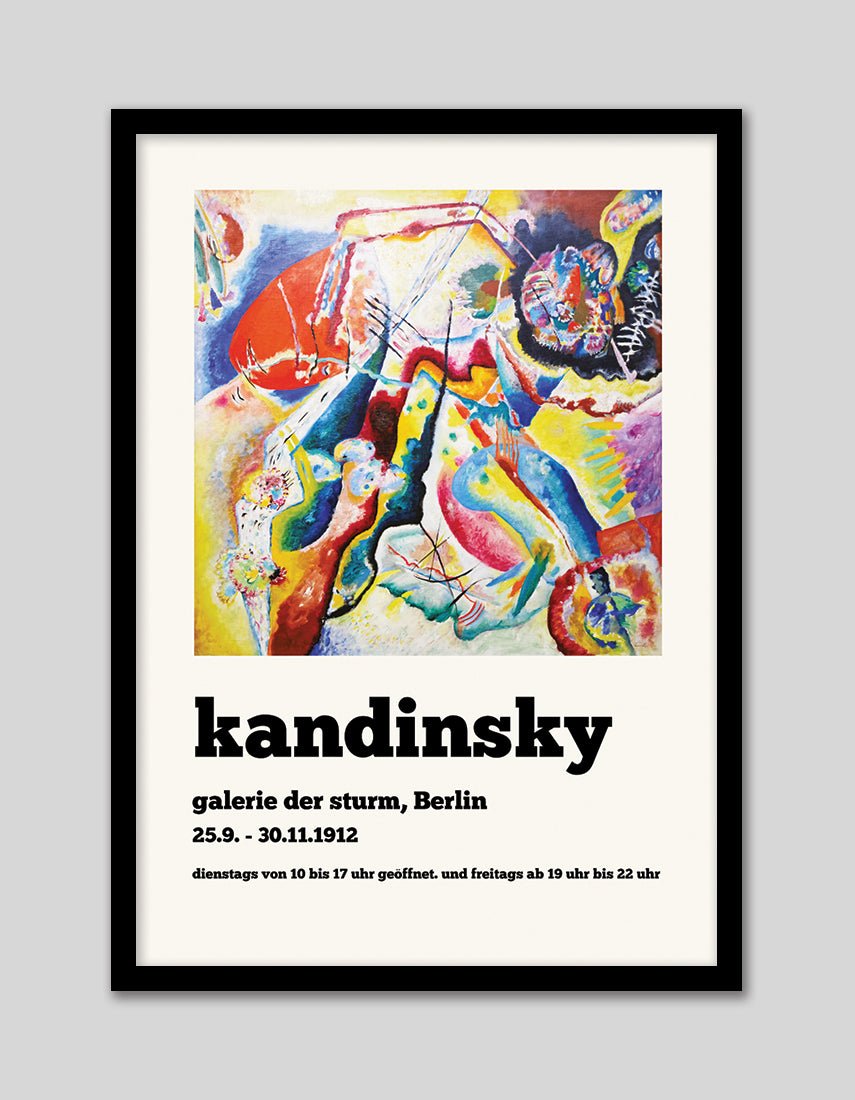 Kandinsky Exhibition 1912 - The Good Poster Co. - Paper Size : 29.7 x 42.0 cm A3