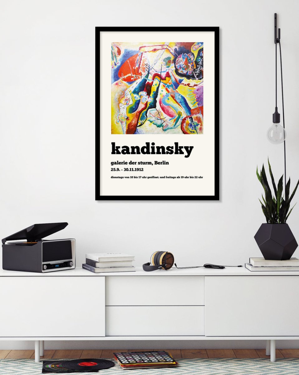 Kandinsky Exhibition 1912 - The Good Poster Co. - Paper Size : 29.7 x 42.0 cm A3