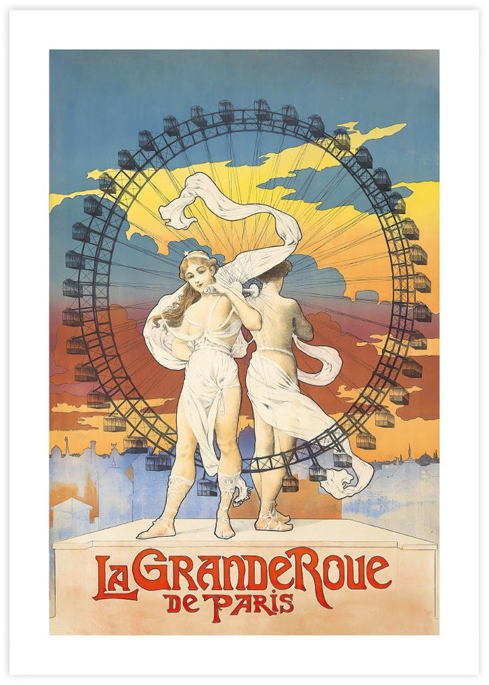 La Grande Roue De Paris - The Good Poster Co. - Paper Size : 29.7 x 42.0 cm A3