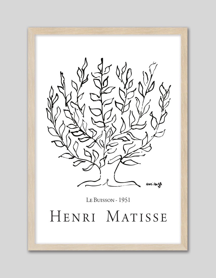 Le Buisson 1951 Exhibition - The Good Poster Co. - Paper Size : 29.7 x 42.0 cm A3