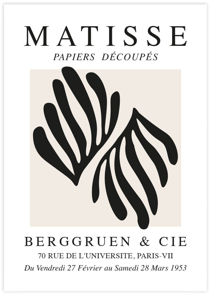 Matisse Flow Exhibition - The Good Poster Co. - Paper Size : 29.7 x 42.0 cm A3