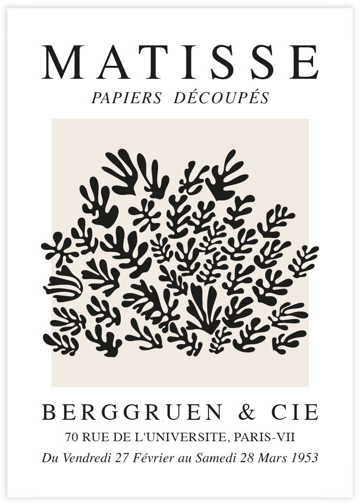 Matisse Jazz Exhibition - The Good Poster Co. - Paper Size : 29.7 x 42.0 cm A3