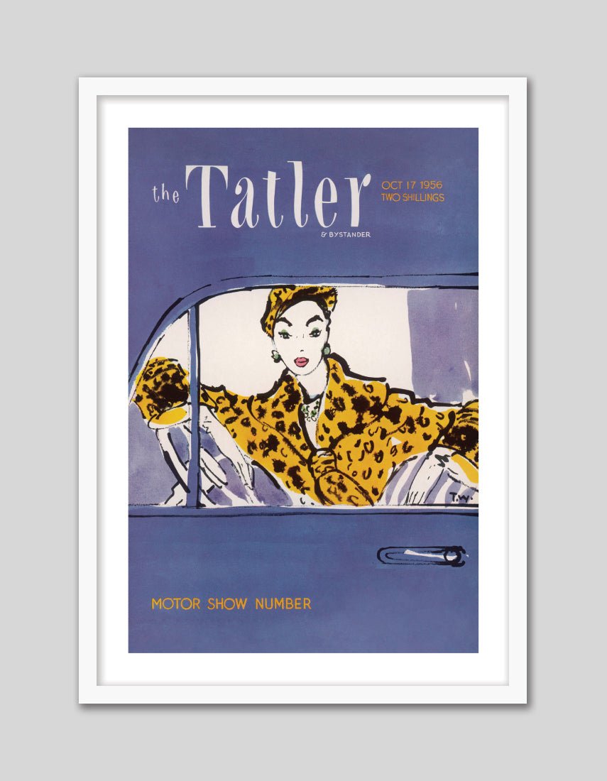 Motor Show Number 1956 - The Good Poster Co. - Paper Size : 29.7 x 42.0 cm A3