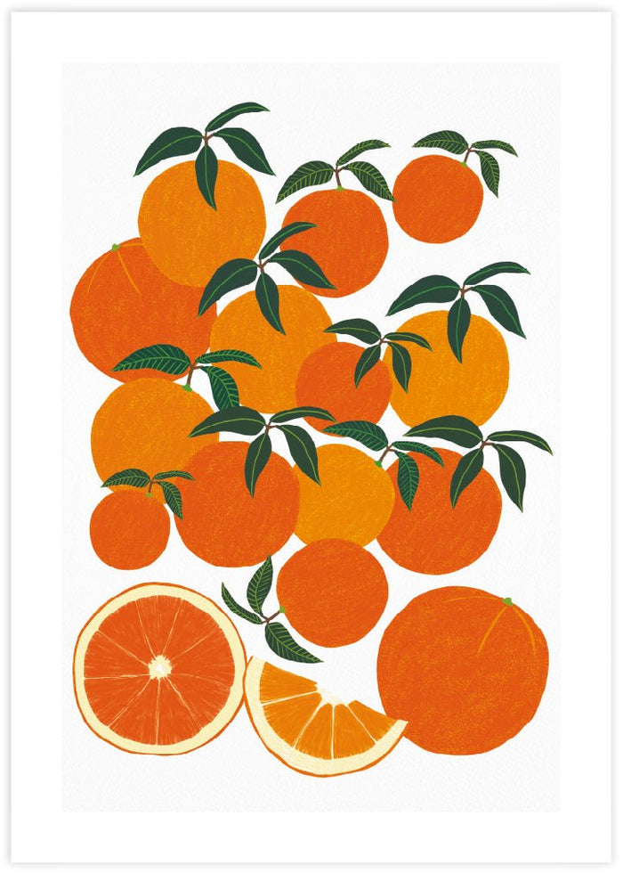 Orange Harvest - The Good Poster Co. - Paper Size : 29.7 x 42.0 cm A3