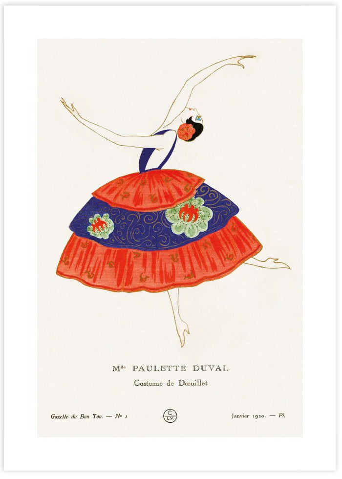 Paulette Duval - The Good Poster Co. - Paper Size : 35.0 x 42.0 cm