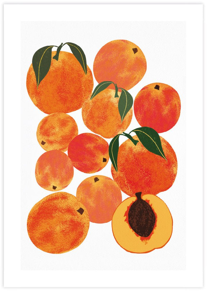 Peach Harvest - The Good Poster Co. - Paper Size : 29.7 x 42.0 cm A3