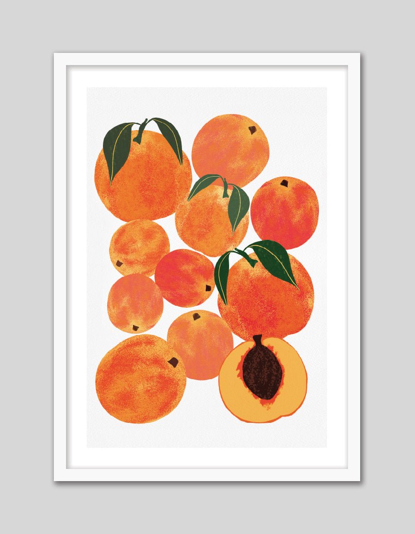 Peach Harvest - The Good Poster Co. - Paper Size : 29.7 x 42.0 cm A3