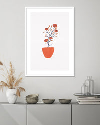 Potted Camellias - The Good Poster Co. - Paper Size : 29.7 x 42.0 cm A3