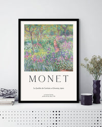 The Artist's Garden at Giverny - The Good Poster Co. - Paper Size : 29.7 x 42.0 cm A3