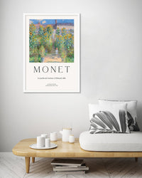 The Artist's Garden at Vétheuil - The Good Poster Co. - Paper Size : 29.7 x 42.0 cm A3