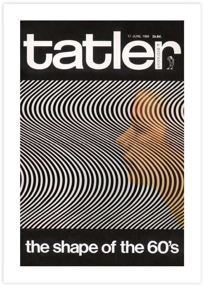 The Shape of the 60's - The Good Poster Co. - Paper Size : 29.7 x 42.0 cm A3
