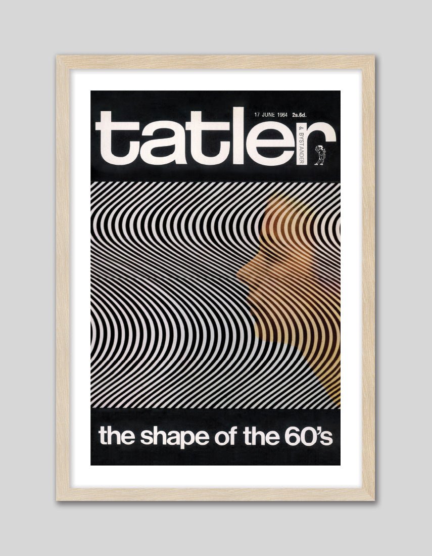 The Shape of the 60's - The Good Poster Co. - Paper Size : 29.7 x 42.0 cm A3