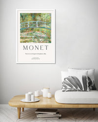 The Water Lily Pond - The Good Poster Co. - Paper Size : 29.7 x 42.0 cm A3
